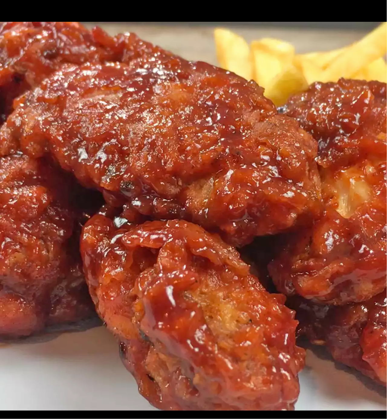Barbecue chicken wings